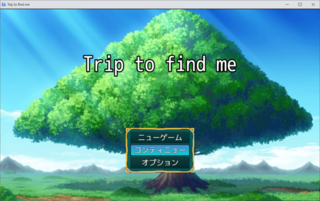Trip to find meのゲーム画面「タイトル」