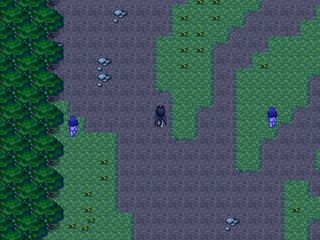 サキュバス・レイプ残酷物語(完成版)のゲーム画面「シンボルエンカウントのRPGです」