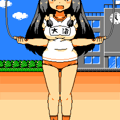 縄が足の方に来たらタイミングよくジャンプ!