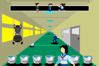 苔蒸トメコの人生ラリーチャンピオンシップのゲーム画面「放課後の勤務先で大暴れ。当然，レースです。」