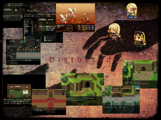 Distorted(体験版v1.02)のゲーム画面「タイトル画像」