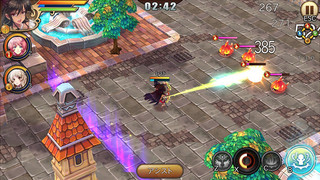 Sacred Sword Princessesのゲーム画面「戦闘がすごく凝ってる」