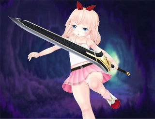 【ぱんつが見えちゃう】あかりの不思議な冒険のゲーム画面「ゲーム画面です」