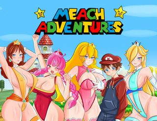 Meach Adventuresのゲーム画面「表紙ページ」