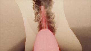 拷問×解剖 体験版のゲーム画面「クンニ」