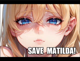 マチルダを救え！（体験版）のゲーム画面「無事に救い出せたら彼女からごほうびが！」