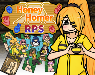 Honey Homer RPSのゲーム画面「タイトル」