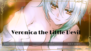 Veronica the Little Devilのゲーム画面「美乳なヒロインからひたすらご奉仕されます」