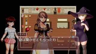 フィオナのリョナランルーレット（体験版）のゲーム画面「キャラ同士のハイテンポな掛け合いにもご注目！」