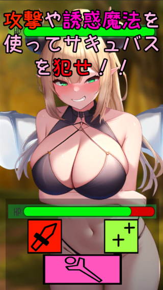 変態魔術師のサキュバス狩りのゲーム画面「」