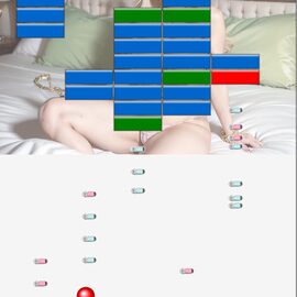 難易度低めのブロック崩しゲーム