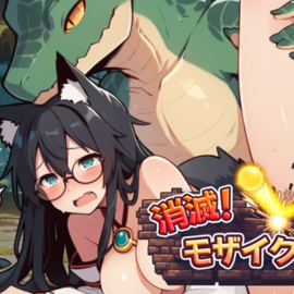 キャラクターアニメーション付きの脱衣ブロック崩しゲーム