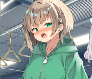 マホオナホのゲーム画面「何か変…！」