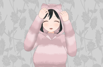 パジャマをあげるとお気に入りに。