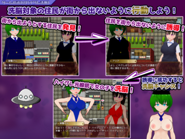 ゲームの流れ（ハイグレ洗脳）