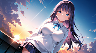 Afterlight -First Glow-のゲーム画面「小清水凛子」