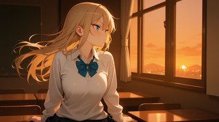 Afterlight -First Glow-のゲーム画面「柏木美彩」