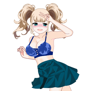 不思議な森に迷った俺はなぜかギャルと脱衣じゃんけんしてるのゲーム画面「このように脱がされていきます」
