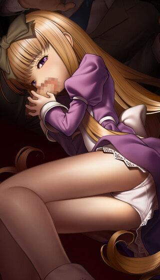 「小さなメイドさんにお口で……」のゲーム画面「タップorクリックでフィニッシュを耐えて下さい…！」