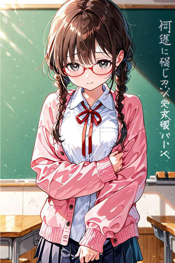 追加キャラクター：めがね委員長