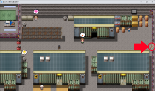 星〇花の危険な裏道散歩のゲーム画面「イベントを見ながらマップ右端を目指そう」