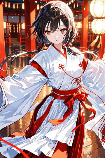 追加キャラクター：巫女少女