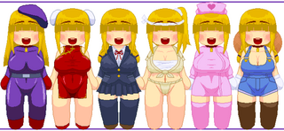 先輩ちゃんTAP！！のゲーム画面「衣装」