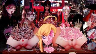 南紀地方のある場所についてのゲーム画面「儀式は成功した　中央の蟲とマシンガールの融合体がクシナダヒメだ」