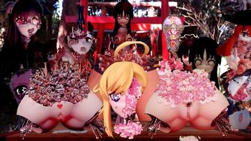 儀式は成功した　中央の蟲とマシンガールの融合体がクシナダヒメだ