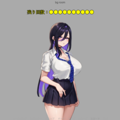 Ren'pyで作ったおさわりゲームのイメージ