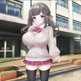 初期状態。シーンが進むたびHになります