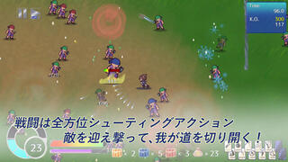 勇者と魔王城と女盗賊と ――Stiletto Survivor――【体験版】のゲーム画面「移動:マウスクリック/WASDで対応」