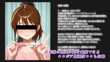 妊娠後の亜美の姿を堪能できるボテ腹通信