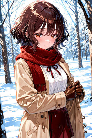 脱衣マインスイーパーのゲーム画面「追加キャラクター：コート少女」