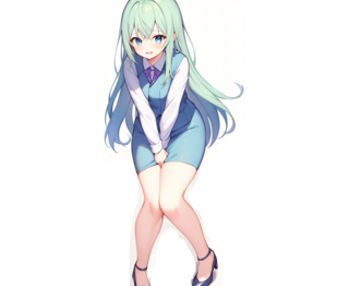 ガン・リーフポリスのゲーム画面「尿意でもじもじ、大ピンチ」