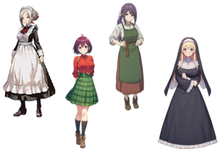 ゼノハント（体験版）のゲーム画面「登場キャラクター」