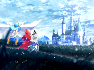 # IN GRIMMDALL（体験版）のゲーム画面「タイトル画面です。」