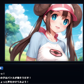 目が合ったらバトル方式！