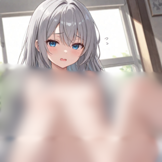 ぼかし外しゲームのゲーム画面「湯気のようなぼかし」