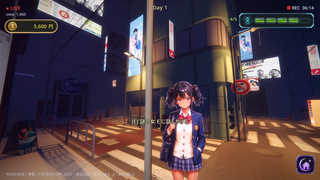 立ちんぼ娘と賭けブラックジャックのゲーム画面「イカサマで仕留めてK.O.──勝つたびに親密度が上がり、彼女は従順になっていく」
