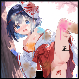 ぶっかけ・いろどりガールズの画像-ぶっかけシューティングシミュレータ！美少女をあなた好みの色に染め上げろ！