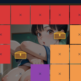 例のパズルの画像-例のパズルです。一応は運要素が起こらないようにしてます。
