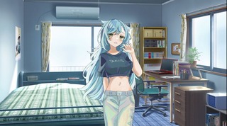 人形病少女クリップD8のゲーム画面「今作のヒロイン・文山 奏」
