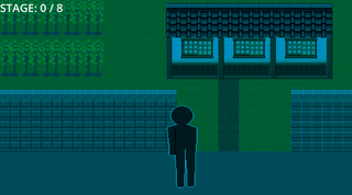Road66のゲーム画面「異変の近くでzボタンを押すと」
