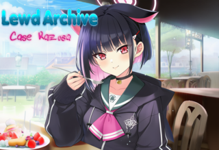 Lewd Archive 『Case カズサ』体験版のゲーム画面「タイトル画面」