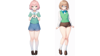プロトタイプRPGトライヒロインズストーリーズのゲーム画面「ver1.1よりショタキャラを追加。もちろん、彼らも・・・」