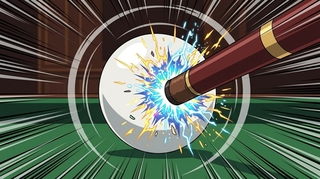 THE NINE - 業の盤面（公式ナインボール・4人乱戦ブラウザゲーム）のゲーム画面「迫力のオープニング２」
