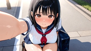 香穂ちゃんとコウ先生 Episode1:ムッツリスケベの包茎デカクリトリス娘が変態医師にクリ皮剥かれてド派手にアクメをキメる話【体験版】のゲーム画面「」