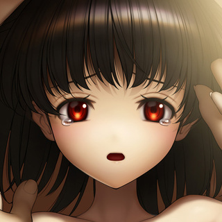 黒髪メイドさんと正常位で……のゲーム画面「清楚な黒髪メイドさんに……」