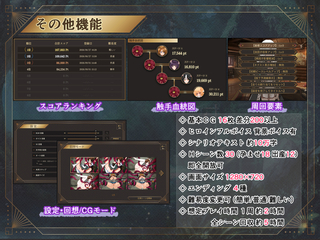 魔胚受胎 ～古代触手と異種交配の実験記録～（体験版）のゲーム画面「その他機能」